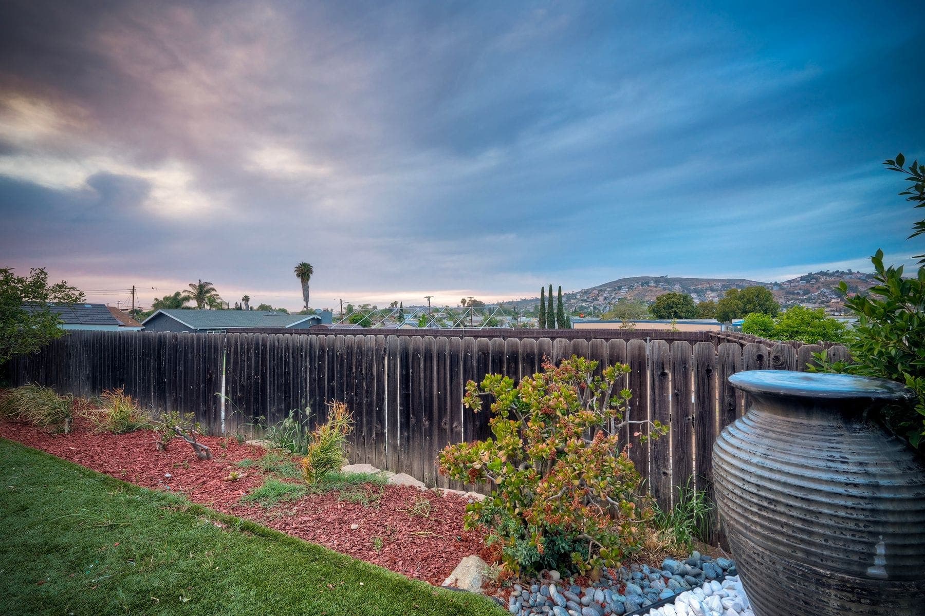 Twilight Backyard — real estate photography in Spring Valley, CA by Turnkey Media