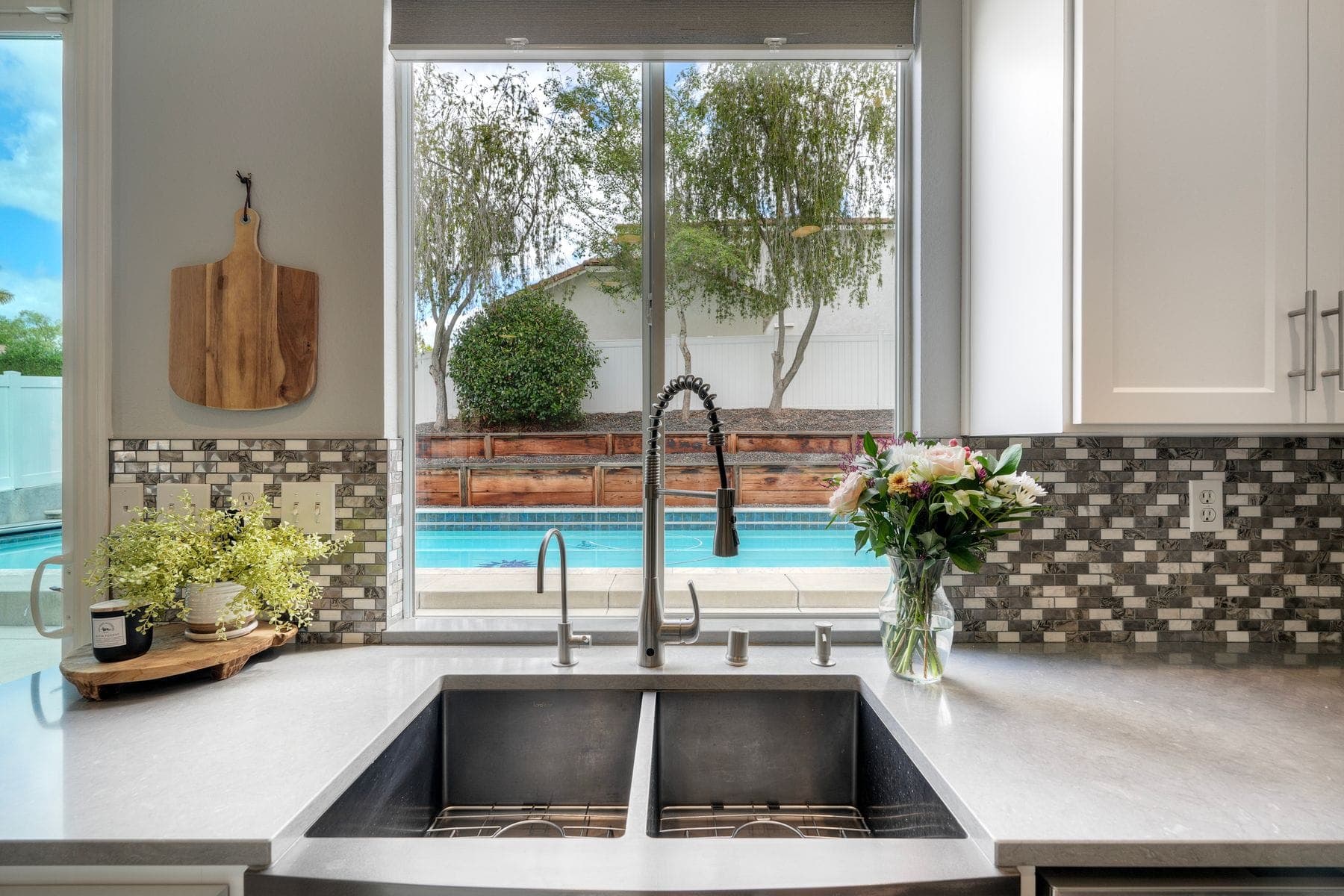 Kitchen Detail — real estate photography in Fallbrook, CA by Turnkey Media