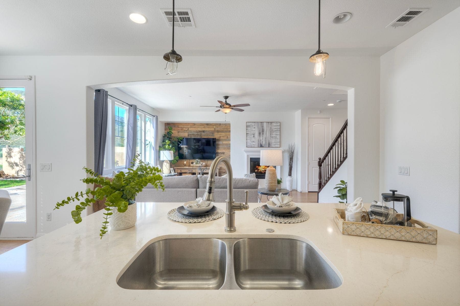 Kitchen Detail — real estate photography in Fallbrook, CA by Turnkey Media