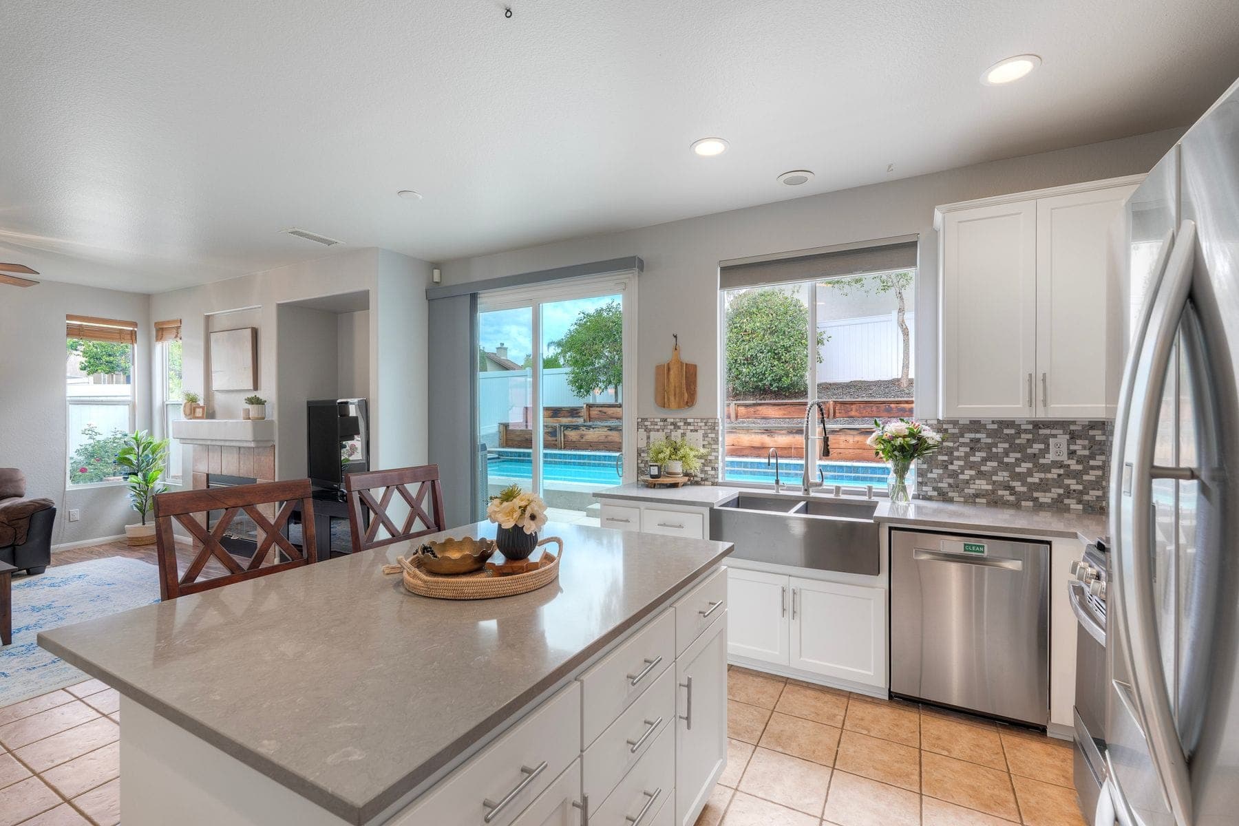 Kitchen Island — real estate photography in Fallbrook, CA by Turnkey Media