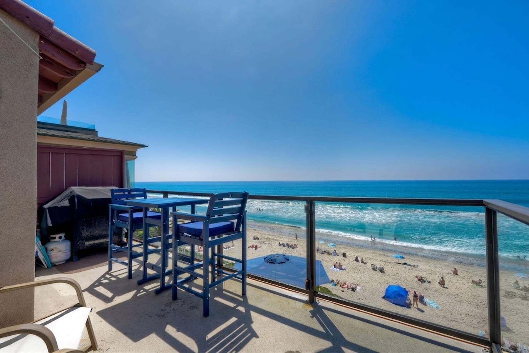 Oceanfront Deck — real estate photography in Carlsbad, CA by Turnkey Media