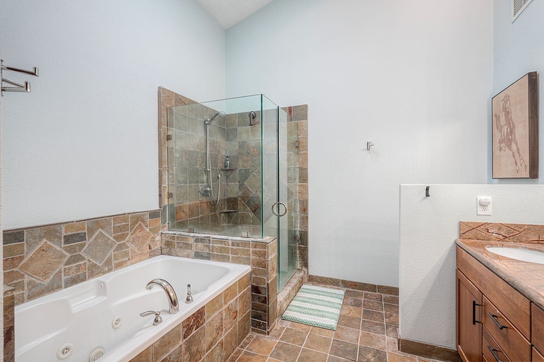 Primary Bath — real estate photography in Pauma Valley, CA by Turnkey Media