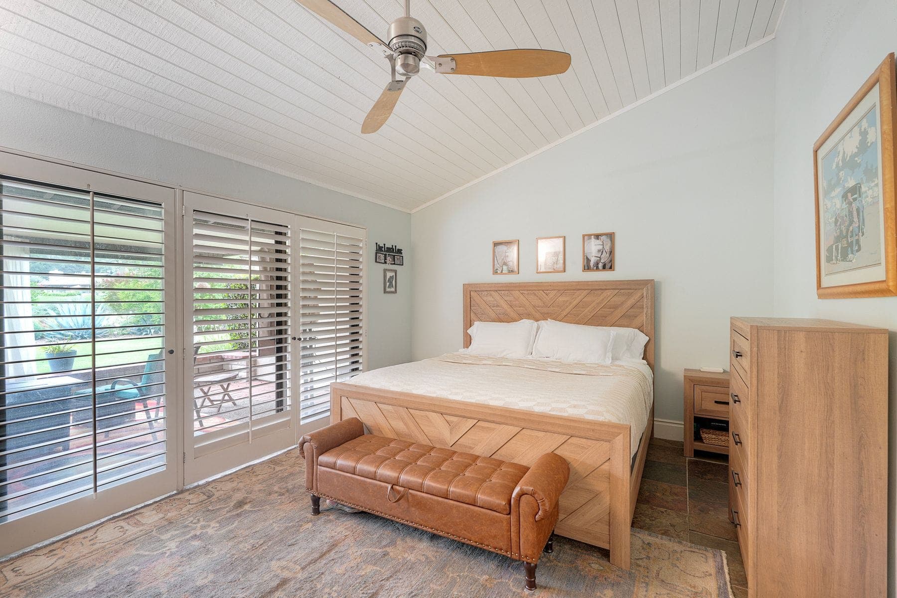 Primary bedroom in a Pauma Valley home
